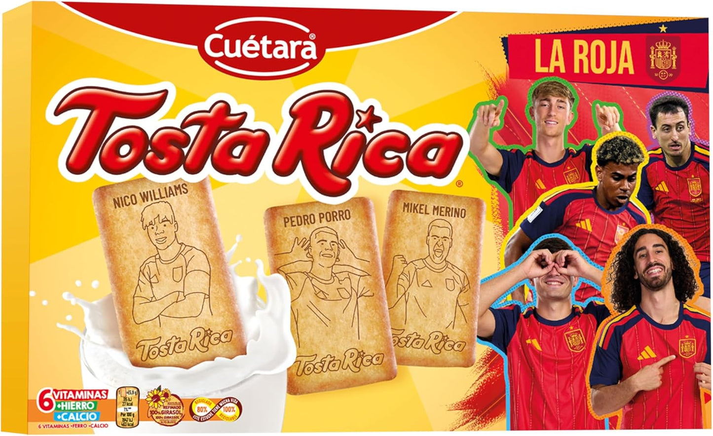 Cuétara Tosta Rica Galletas 760G El embalaje puede variar