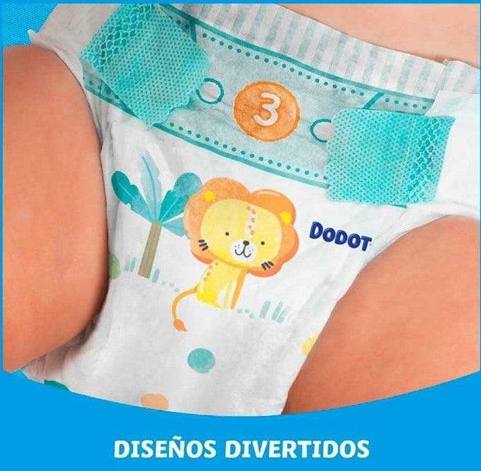 Dodot Pañales Bebé Seco Talla 4+ 11-15 kg Mega Pack Extra 124U