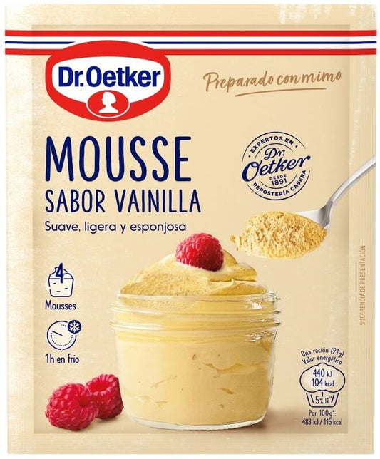 Dr. Oetker Mousse Sabor Vainilla 65g