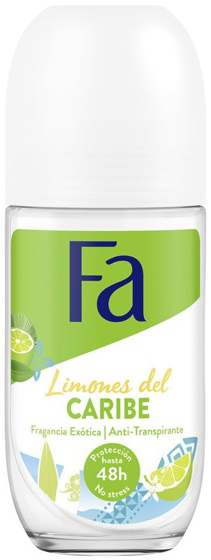Fa Limones del Caribe Desodorante Roll-On 50 ml