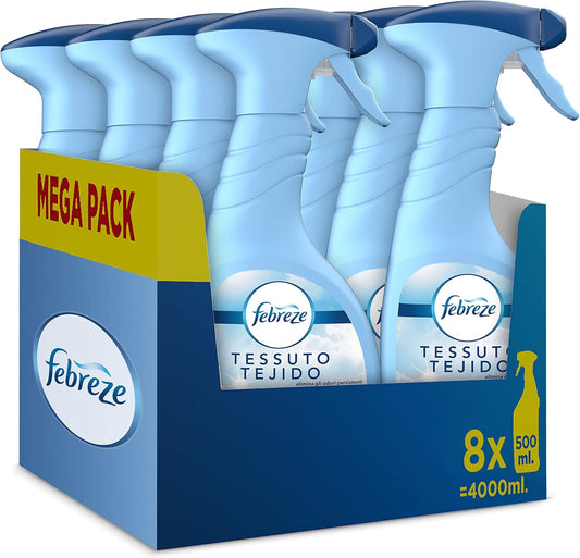 Febreze Clásico Spray Eliminador de Olores 8 x 500 ml