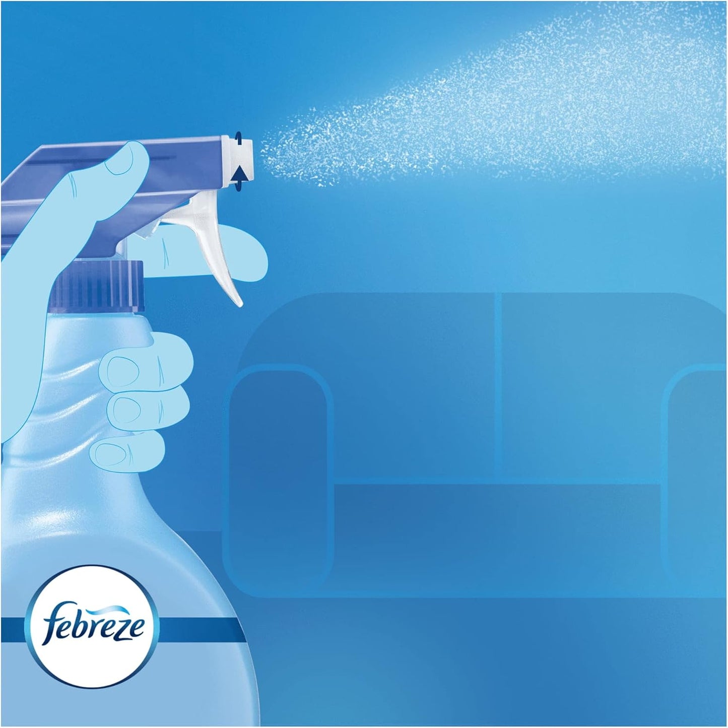 Febreze Clásico Spray Eliminador de Olores 8 x 500 ml