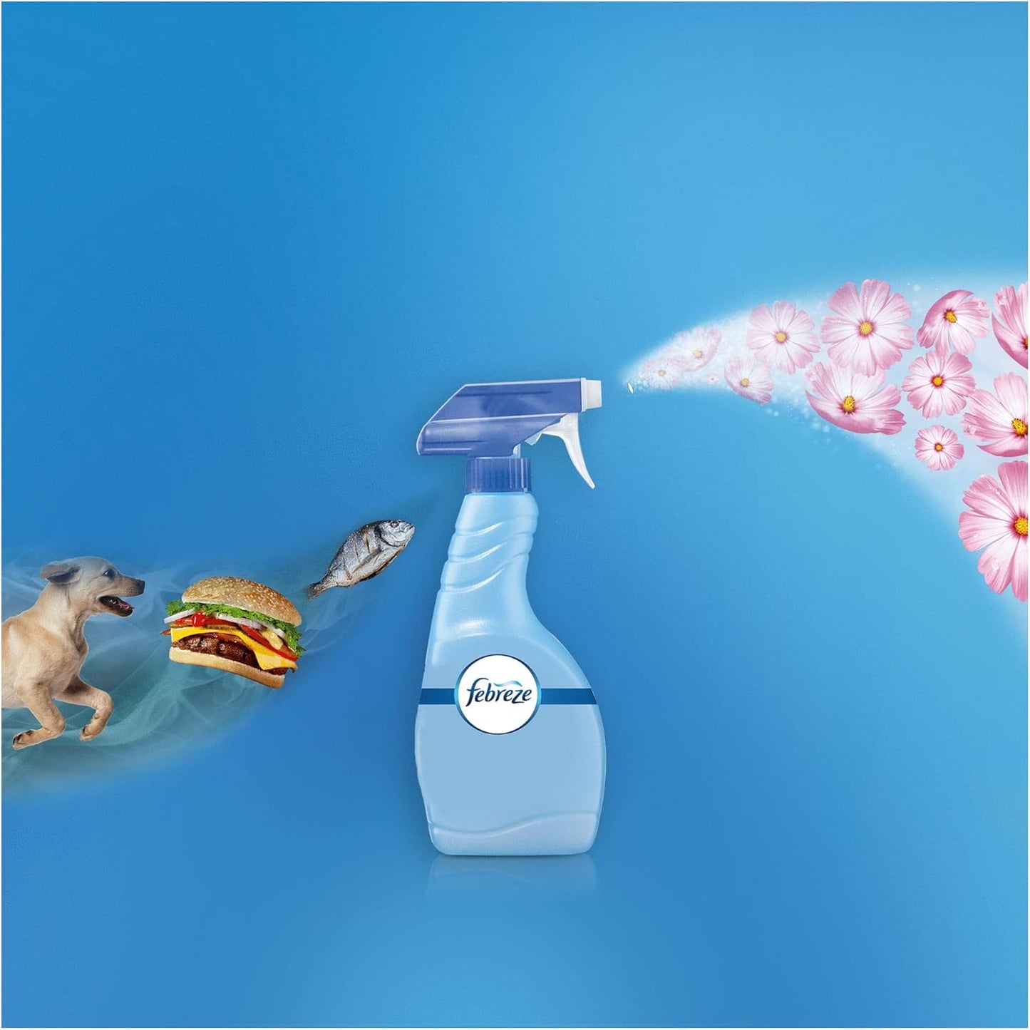 Febreze Clásico Spray Eliminador de Olores 8 x 500 ml