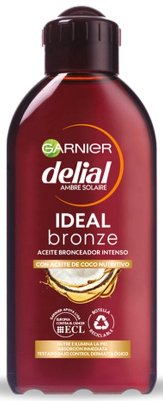 Garnier Delial Ideal Bronze Aceite Bronceador Intenso 200 ml