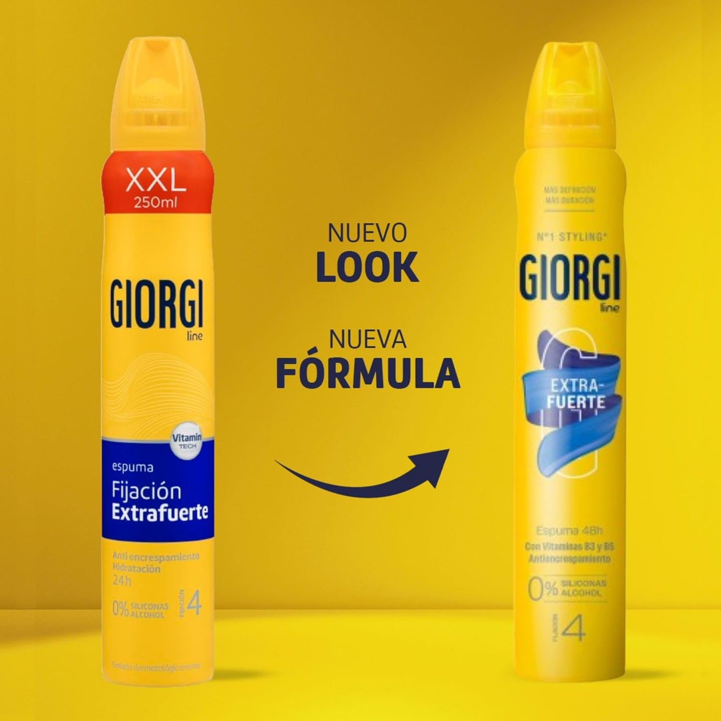 Giorgi Line Extra-Fuerte Espuma de Fijación 250 ml