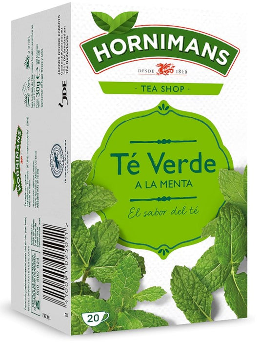 Hornimans Té Verde a la Menta 20 Bolsitas