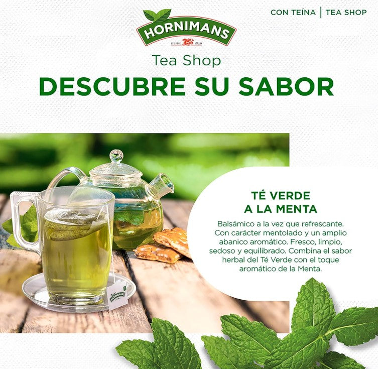 Hornimans Té Verde a la Menta 20 Bolsitas