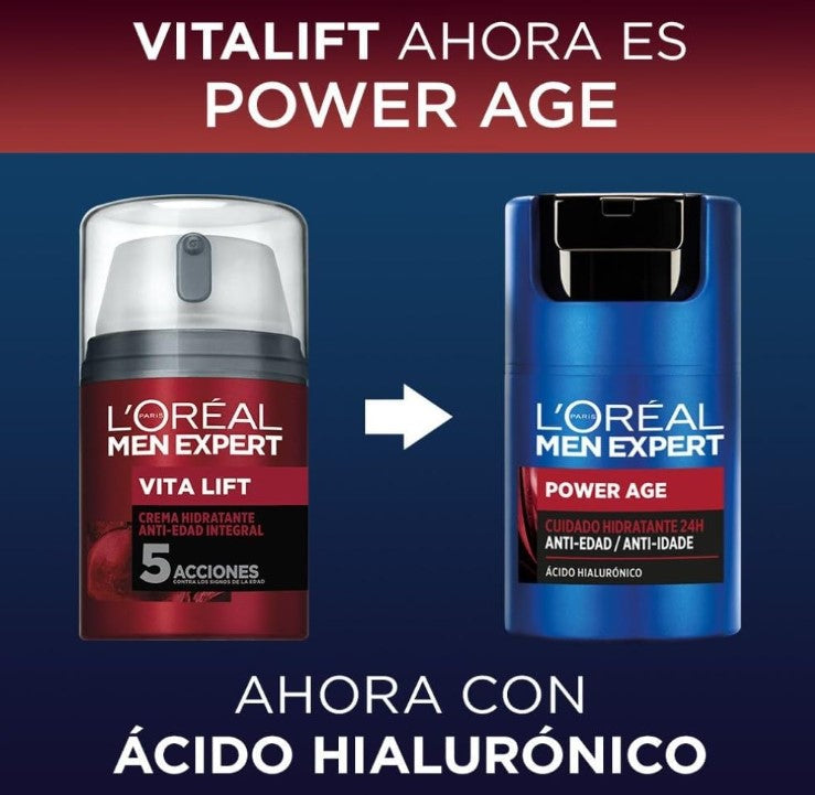 L’Oréal Men Expert Power Age Crema Hidratante Revitalizante 24H 50 ml