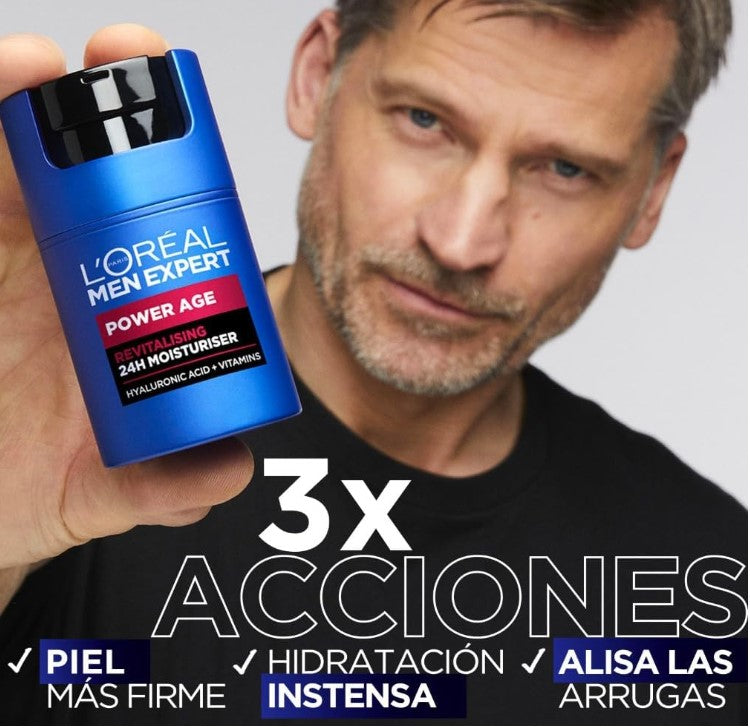 L’Oréal Men Expert Power Age Crema Hidratante Revitalizante 24H 50 ml