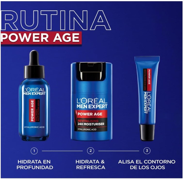 L’Oréal Men Expert Power Age Crema Hidratante Revitalizante 24H 50 ml