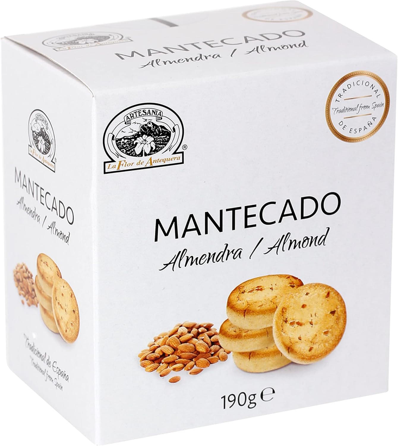 La Flor de Antequera Mantecado de Almendra 190g