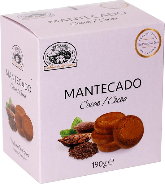 La Flor de Antequera Mantecado de Cacao 190g