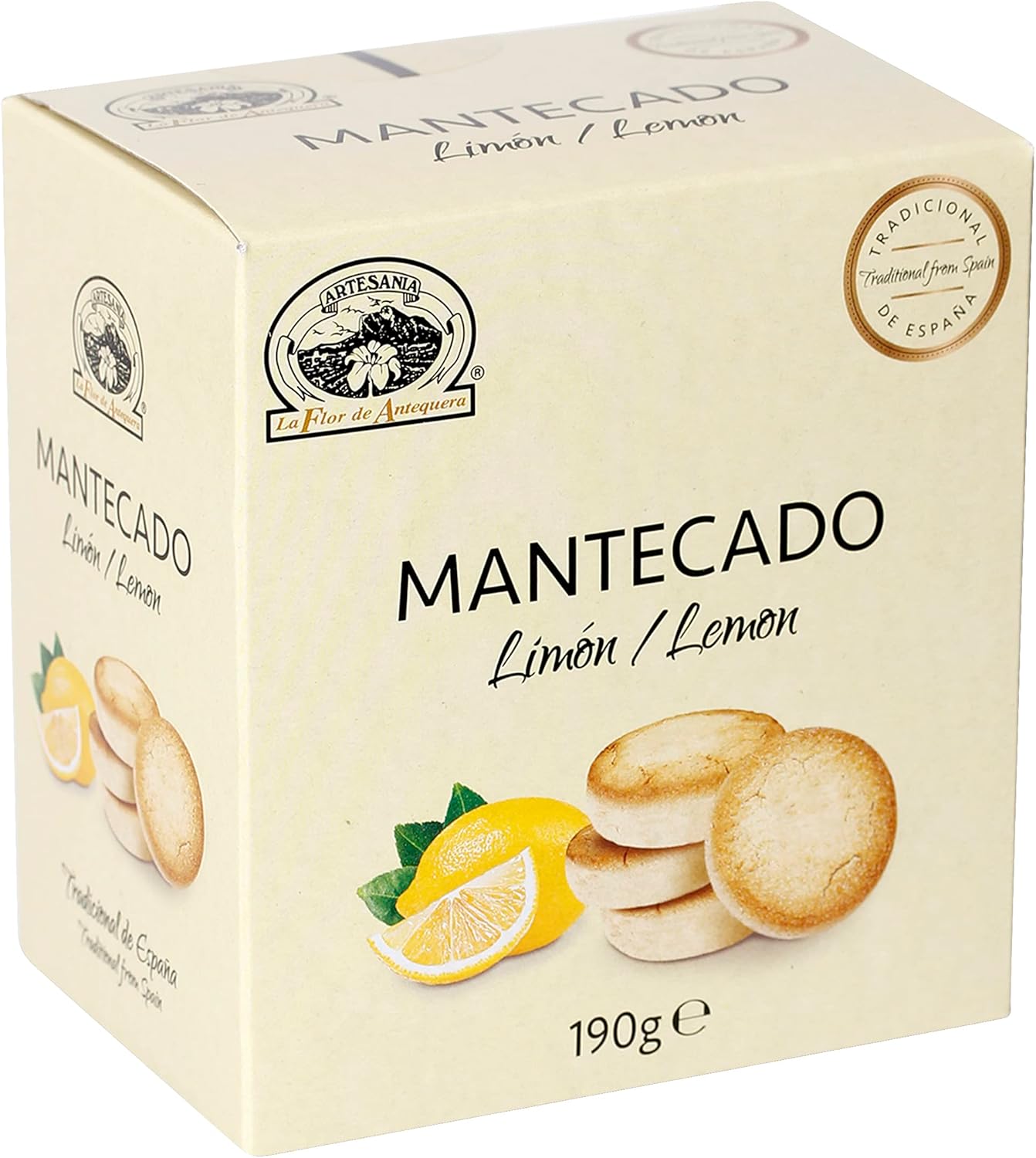 La Flor de Antequera Mantecado de Limón 190g