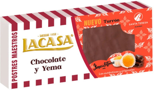 Lacasa Praliné Turrón Chocolate y Yema Santa Teresa 200 g