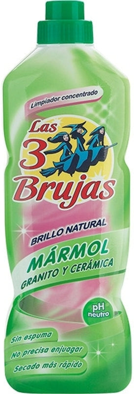 Las 3 Brujas Limpiador Concentrado Mármol, Granito y Cerámica 1L
