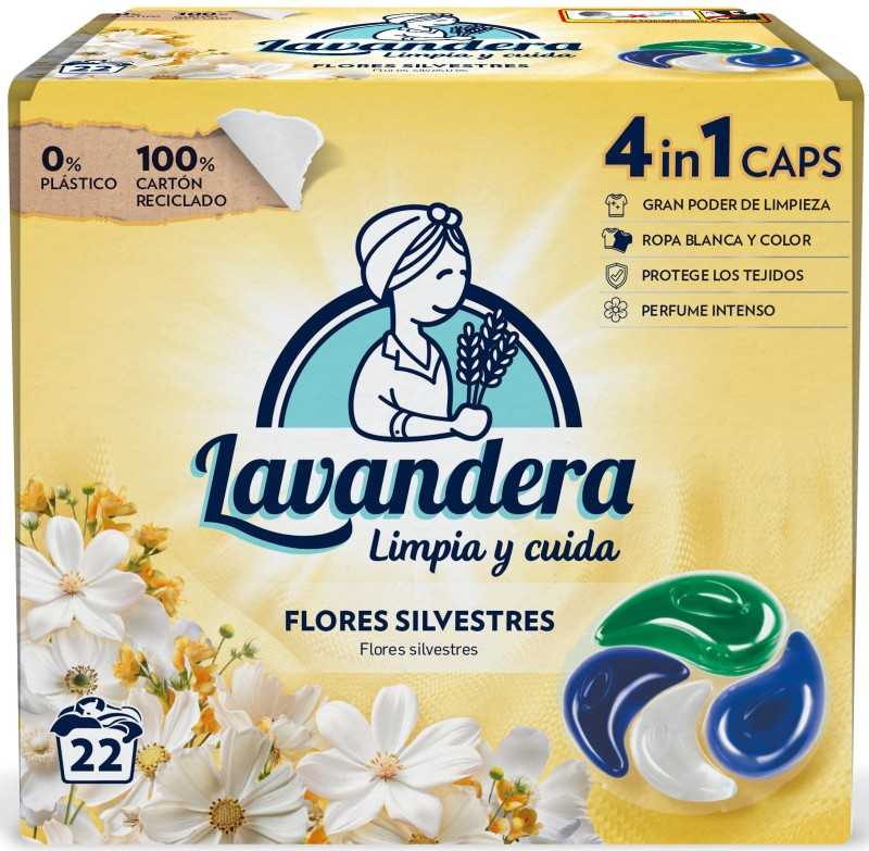 Lavandera Flores Silvestres Detergente en Cápsulas 22U