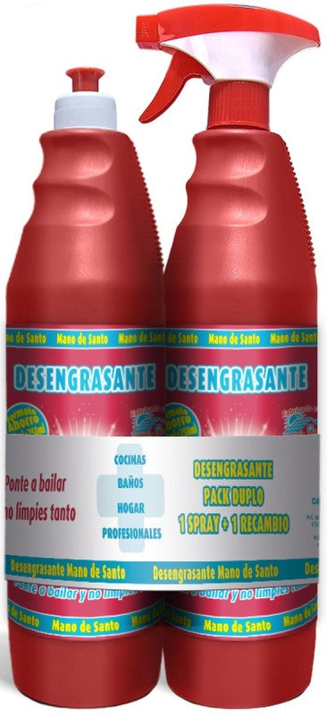 Mano de Santo Desengrasante Pack Pistola 1L + Recambio