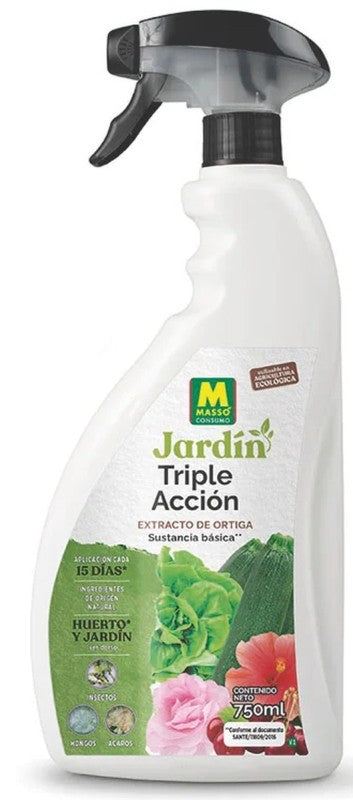 Massó Jardín Triple Acción Extracto de Ortiga 750 ml