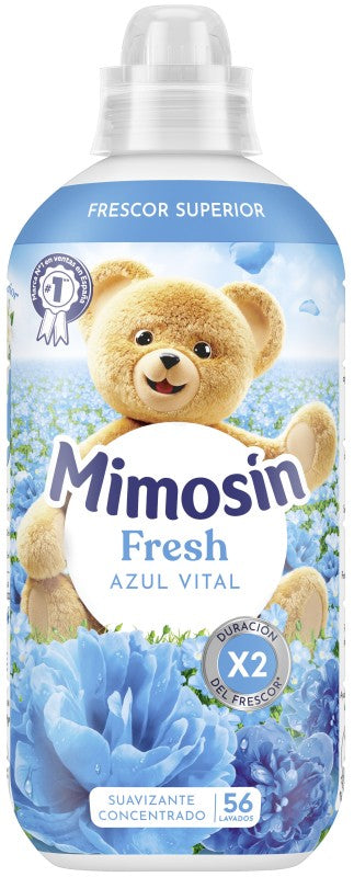 Mimosín Fresh Azul Vital Suavizante Concentrado 56 Lavados