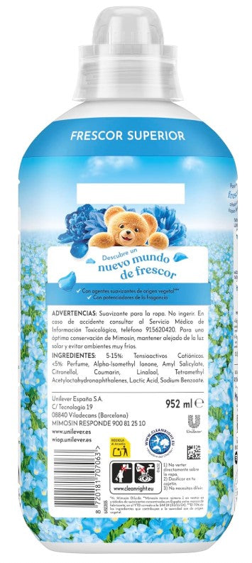 Mimosín Fresh Azul Vital Suavizante Concentrado 56 Lavados