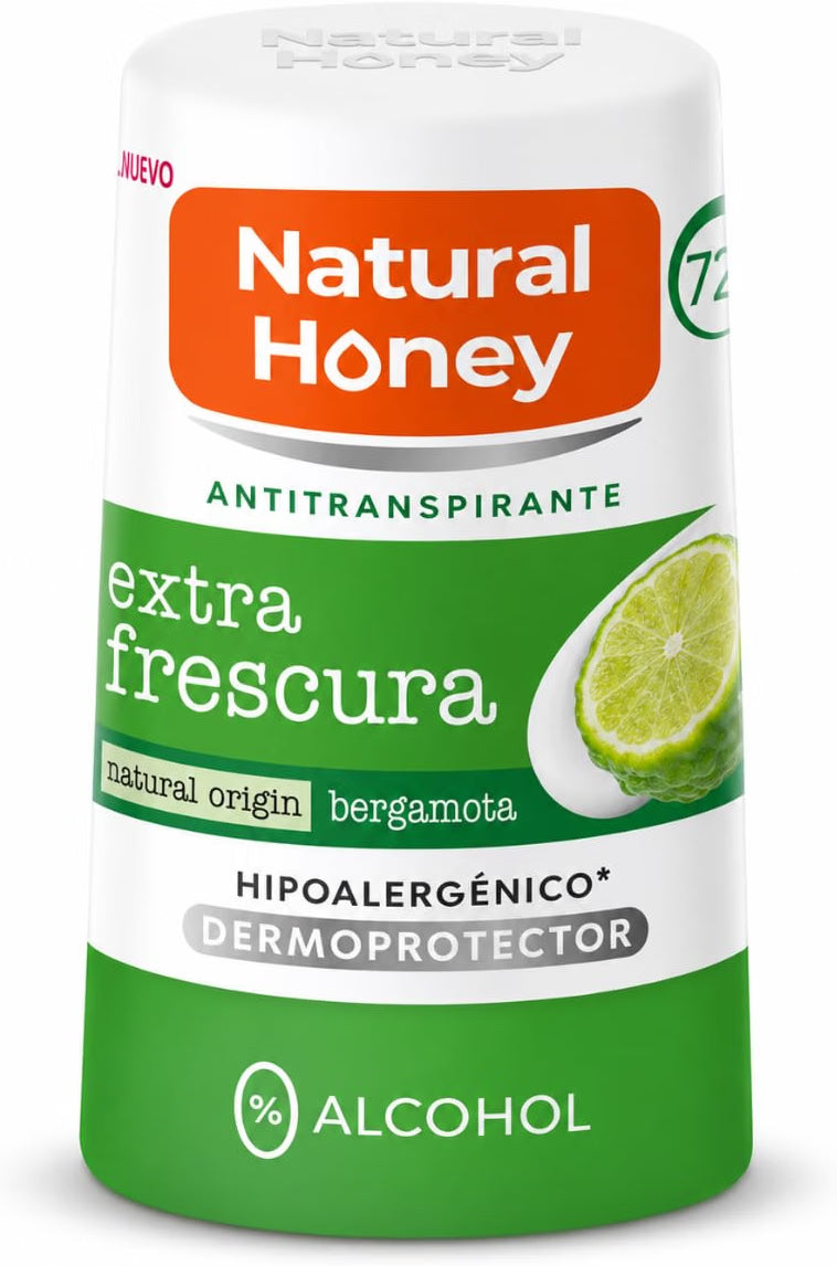 Natural Honey Extra Frescura Bergamota Antitranspirante Roll-On 50 ml