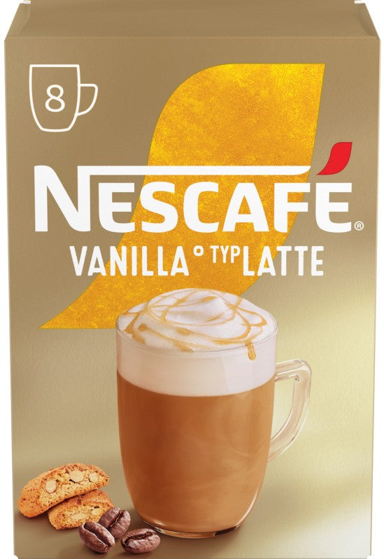 Nescafé Vanilla Latte Café Soluble 8 Sobres