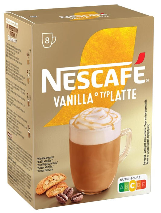 Nescafé Vanilla Latte Café Soluble 8 Sobres