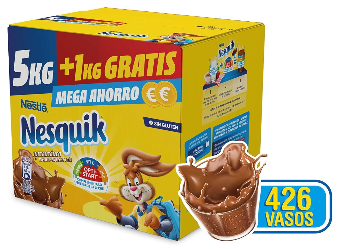 Nesquik Cacao en Polvo 6 Kg