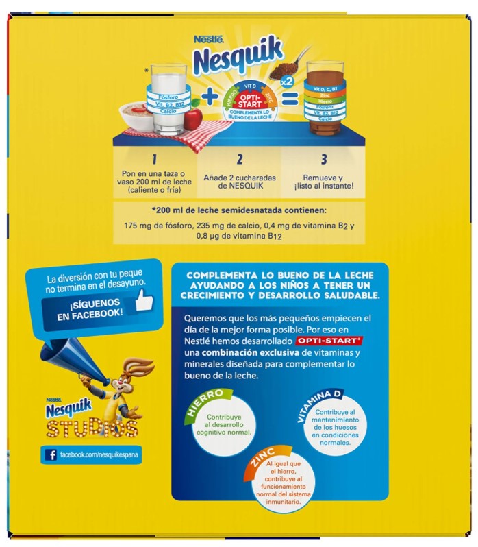Nesquik Cacao en Polvo 6 Kg