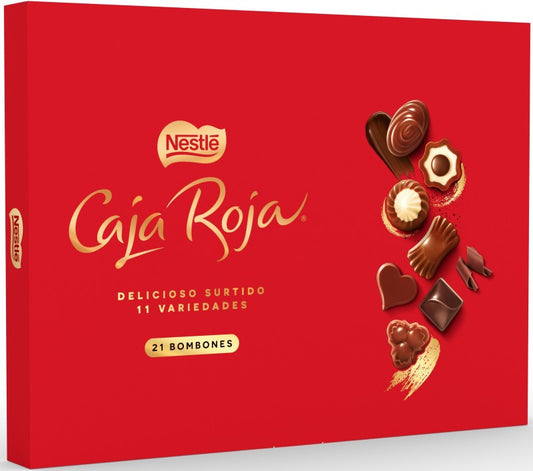 Nestlé Caja Roja Bombones de Chocolate 198G