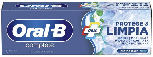 Oral-B Dentífrico Complete Protege & Limpia Menta Fresca 75 ml
