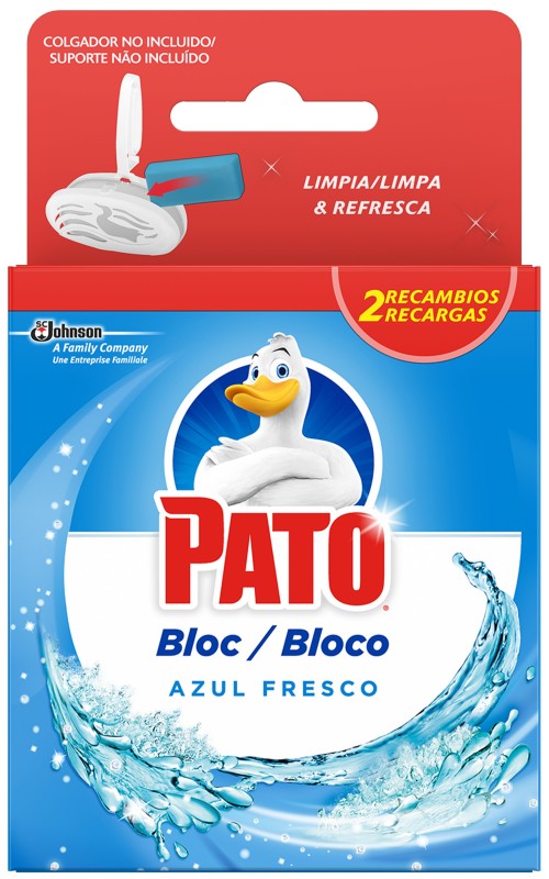 Pato WC Bloc Recambio Azul Fresco DP