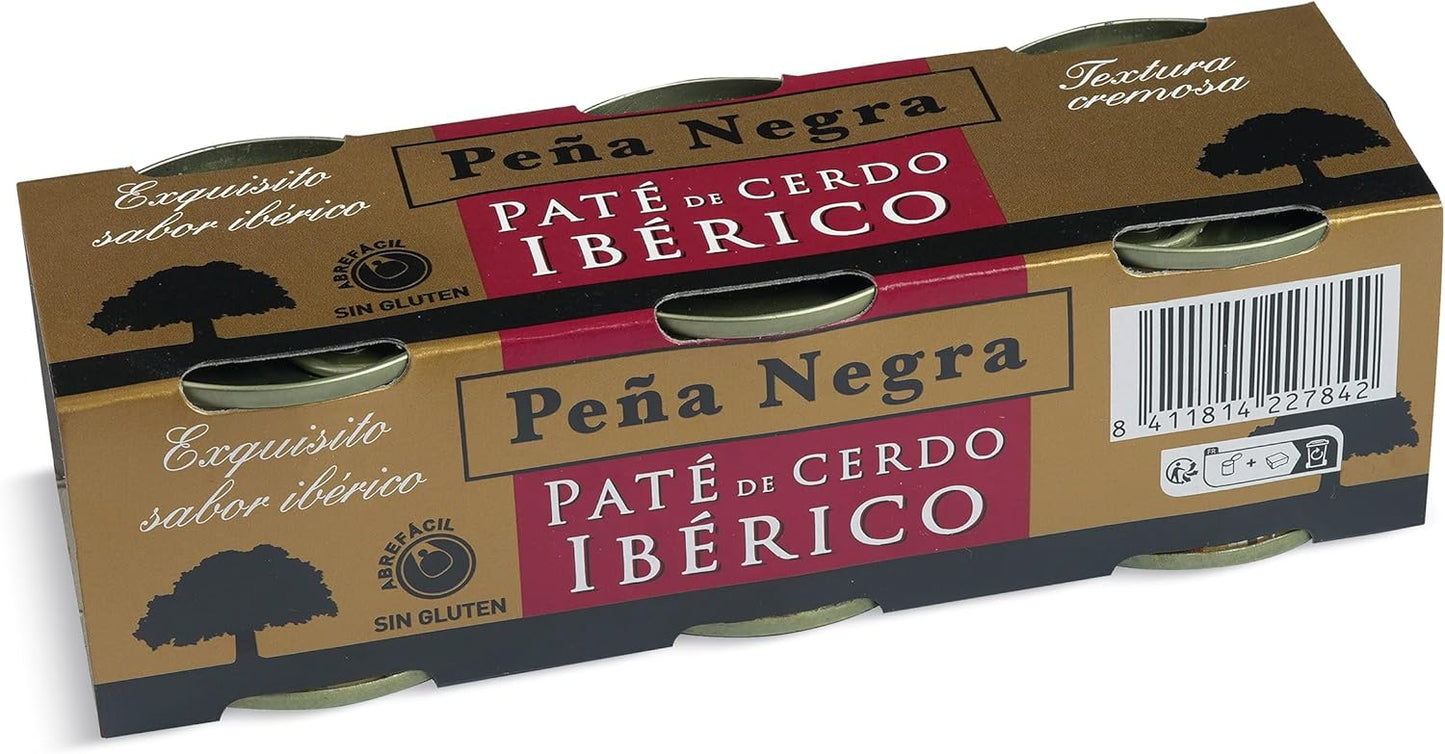Peña Negra Paté de Cerdo Ibérico Pack de 3 x 80G