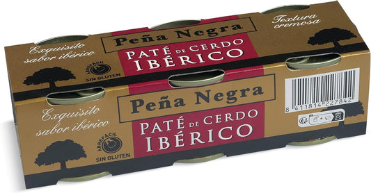 Peña Negra Paté de Cerdo Ibérico Pack de 3 x 80G