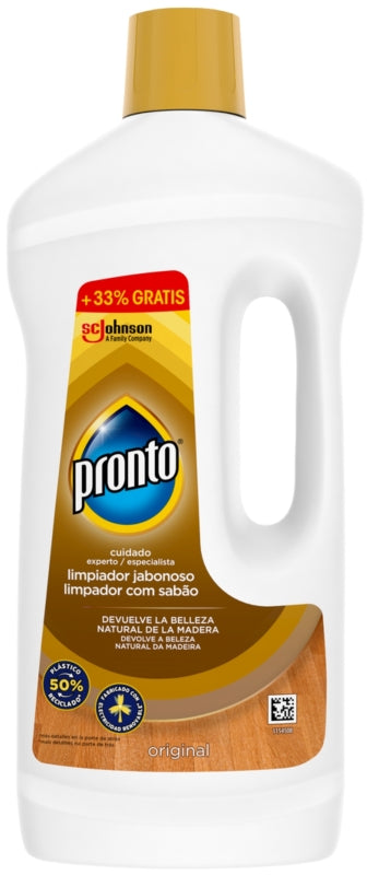 Pronto Original Limpiador Jabonoso Madera 750 ml