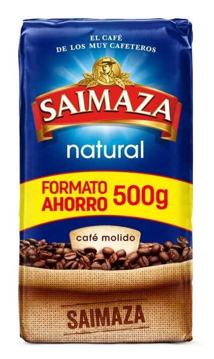 Saimaza Café Molido Natural Pack de 6 x 500G