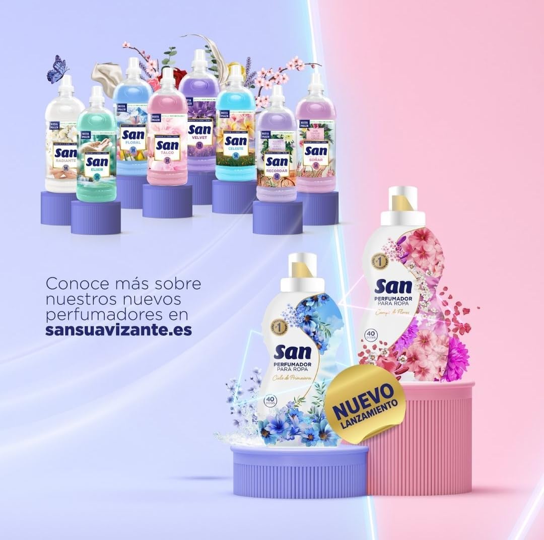 San Atardecer Tropical Perfumador para Ropa 800 ml