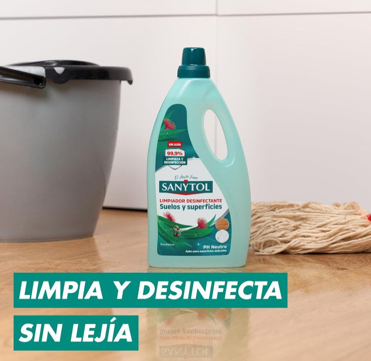 Sanytol Limpiador Desinfectante Suelos y Superficies 1200 ml