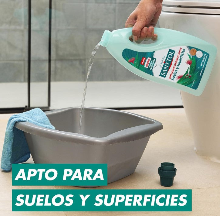 Sanytol Limpiador Desinfectante Suelos y Superficies 1200 ml