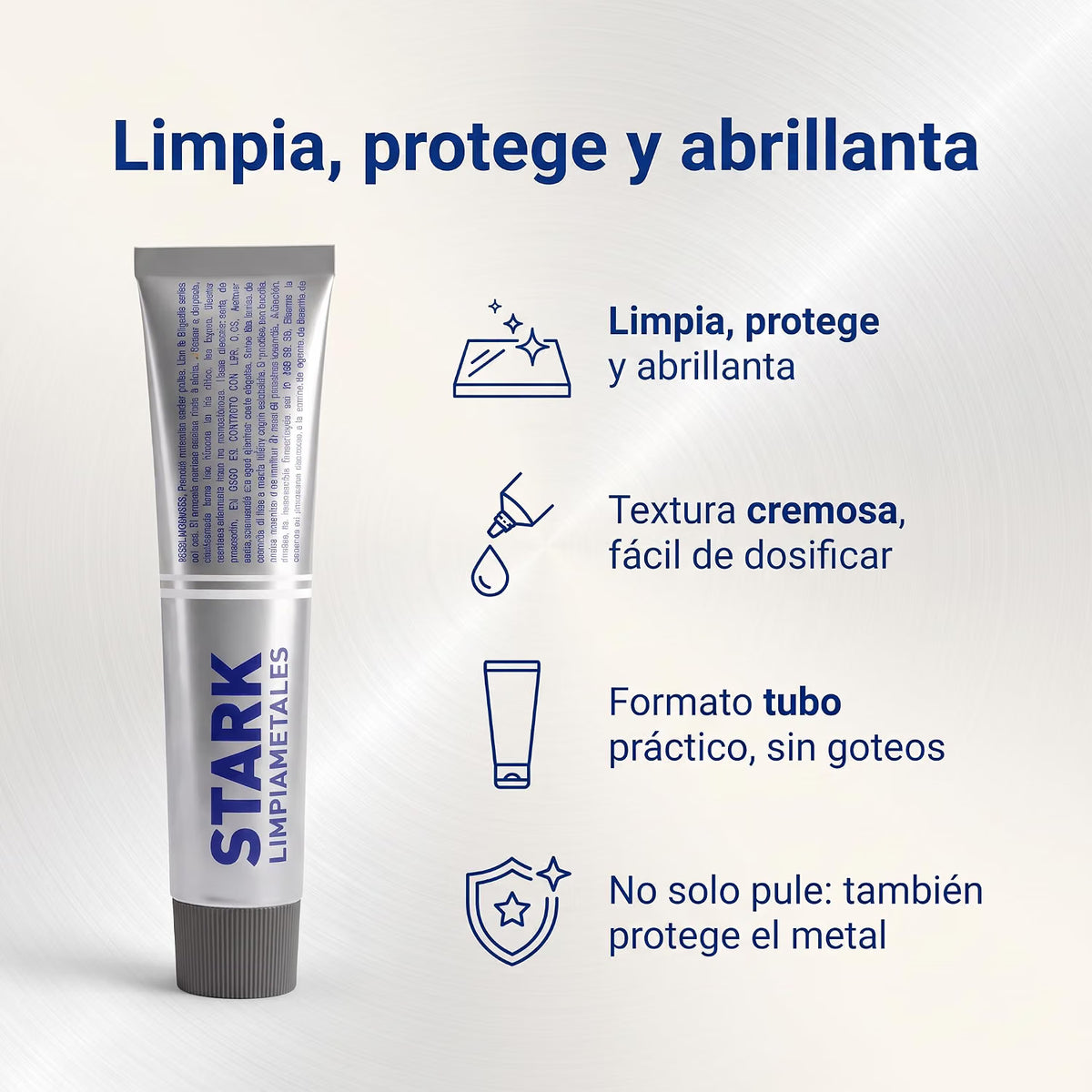 Stark Limpiametales Crema Tubo 50G