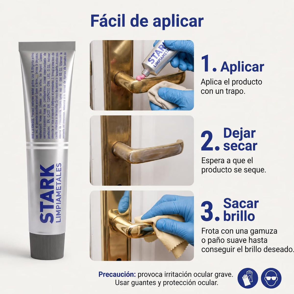 Stark Limpiametales Crema Tubo 50G