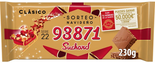 Suchard Clásico Turrón de Chocolate 230G