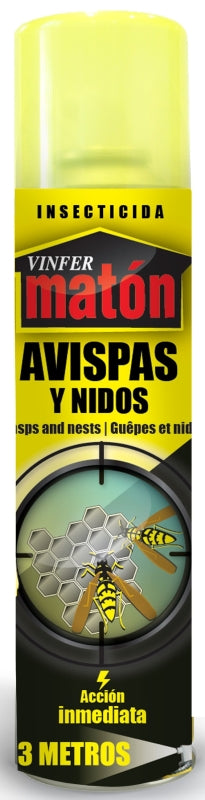 Vinfer Matón Insecticida Avispas y Nidos 400 ml