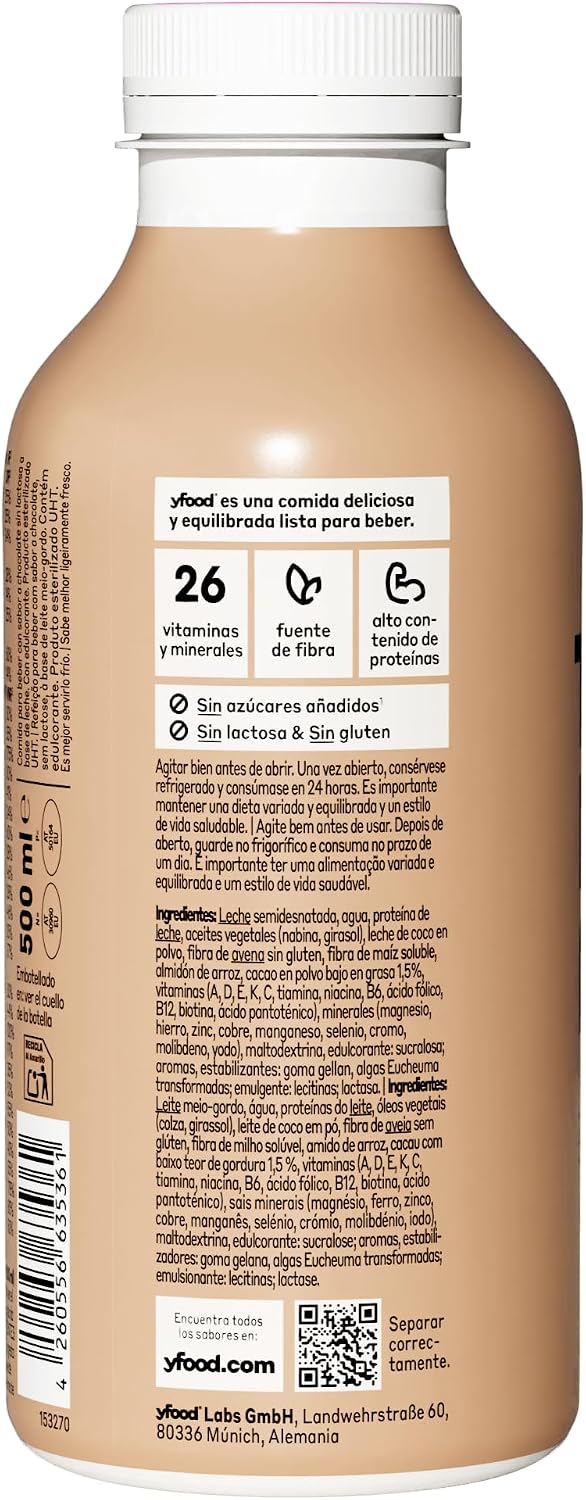 yfood Classic Choco Batido Sustitutivo 500 ml
