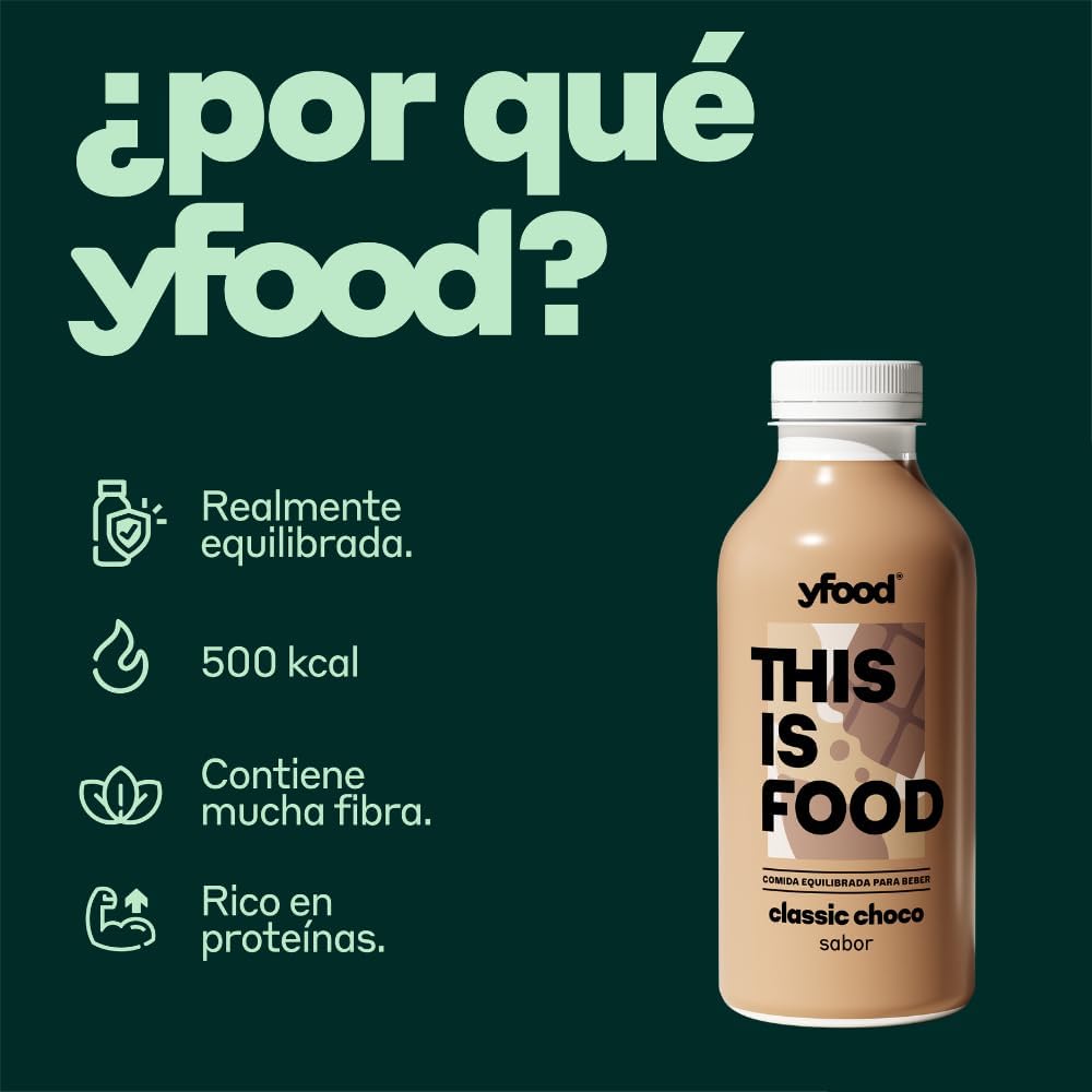 yfood Classic Choco Batido Sustitutivo 500 ml