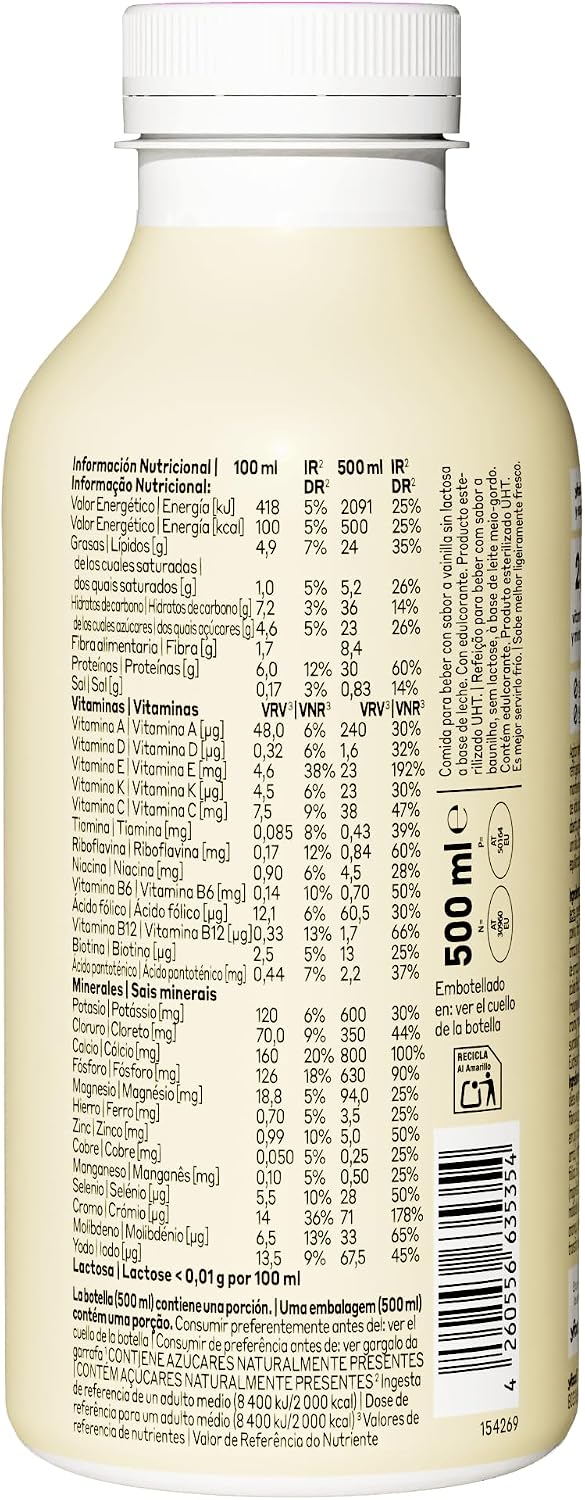 yfood Smooth Vanilla Comida Equilibrada Para Beber 500 ml