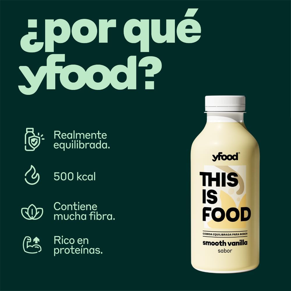 yfood Smooth Vanilla Comida Equilibrada Para Beber 500 ml